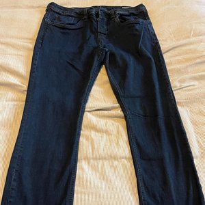 Buffalo David Bitton Men's Jean 36x32 Slim Straight Stretch Dark Indigo